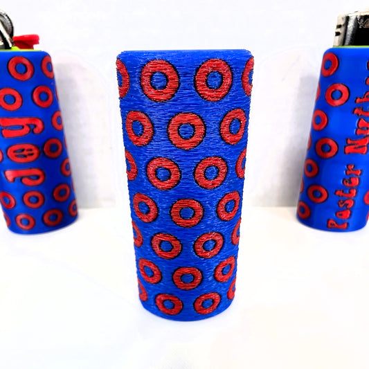 Phish Donut Lighter Sleeve | Personalized Donut Lighter Case | 3D Printed Bic Lighter Cover | Keychain Option