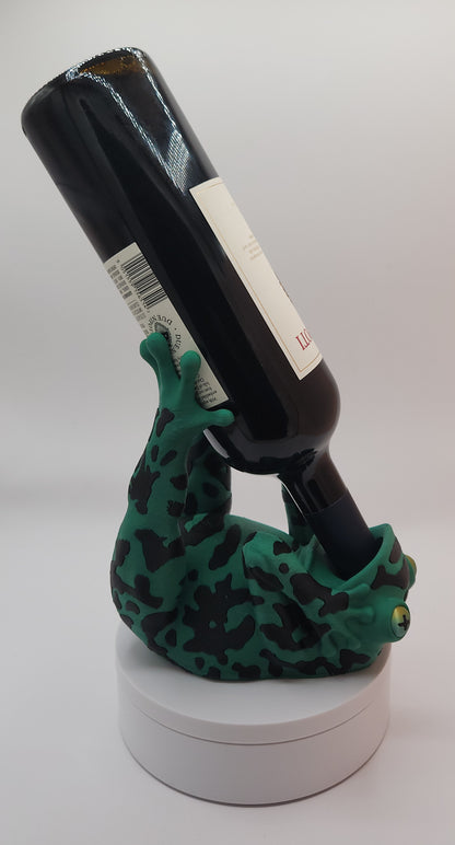 Toadally Tipsy: Frog Wine Bottle Holder - Starzy Creations