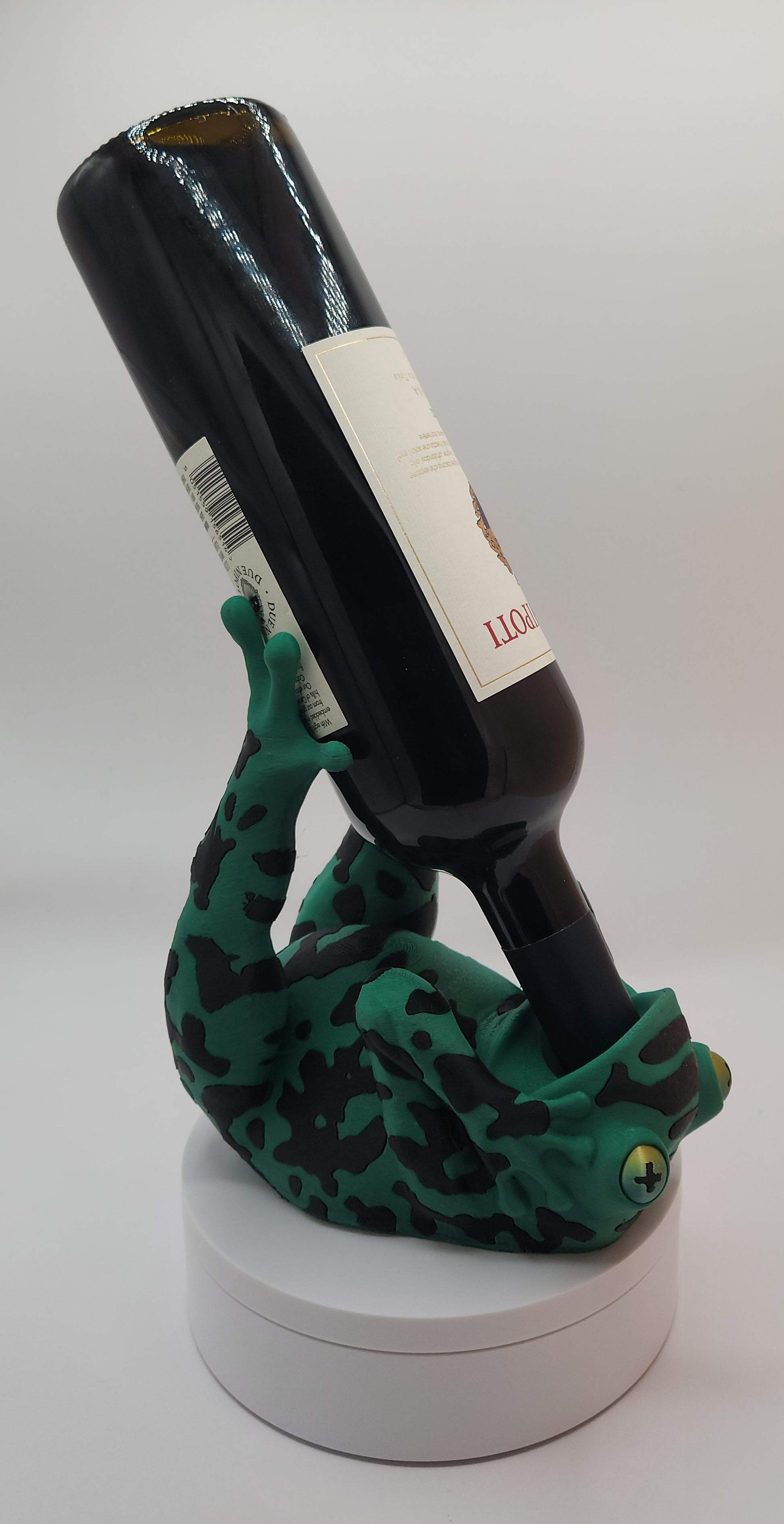 Toadally Tipsy: Frog Wine Bottle Holder - Starzy Creations