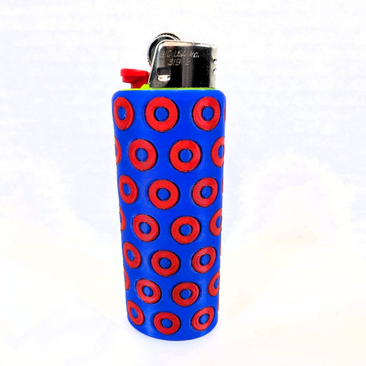 Phish Donut Lighter Sleeve | Personalized Donut Lighter Case | 3D Printed Bic Lighter Cover | Keychain Option