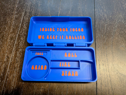 Phish Rolling Kit with Tray Donut Design Inside Your Fuego Rolling Kit – Keep It Rolling Tray