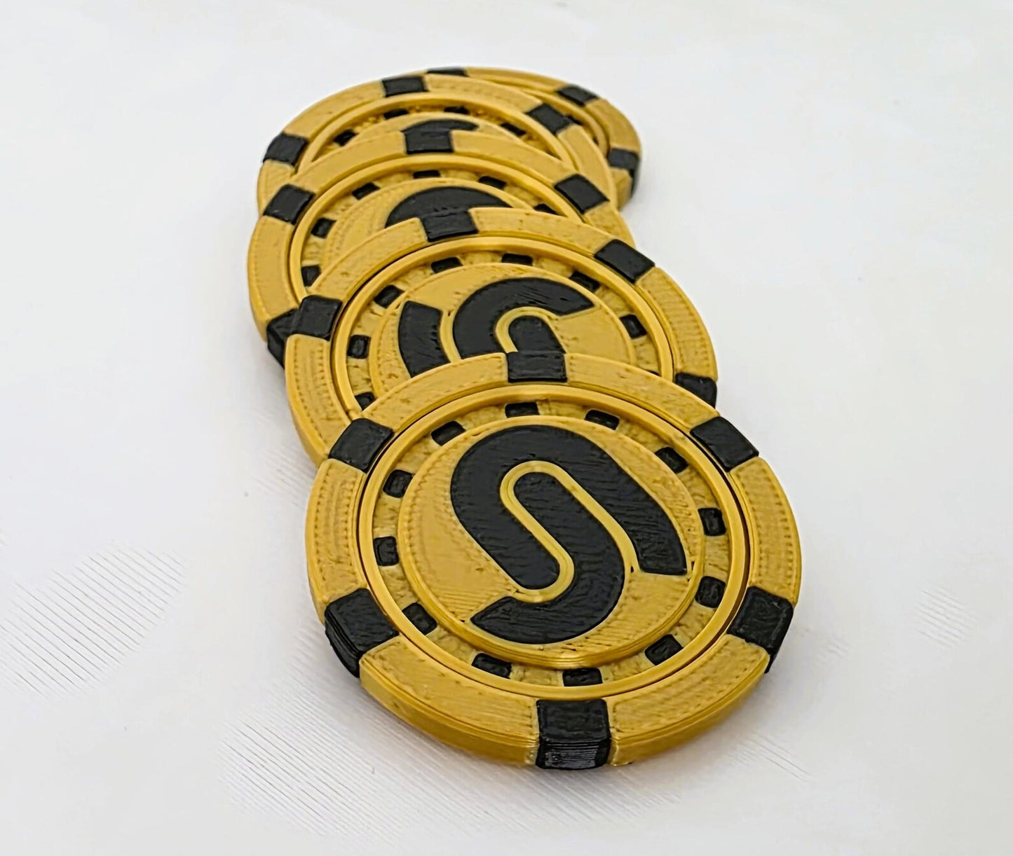 Jam Band Poker Chips That Spin