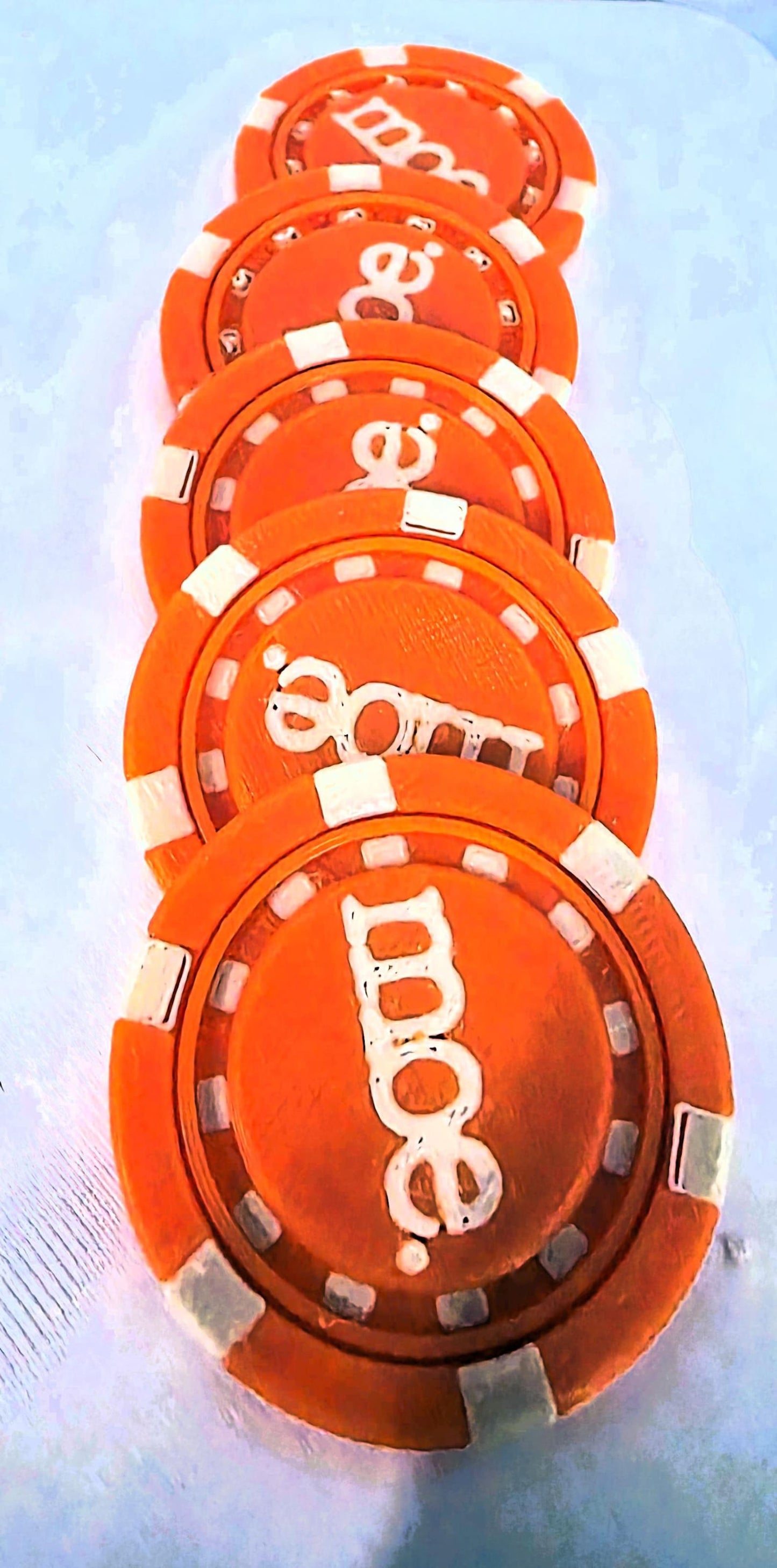Jam Band Poker Chips That Spin